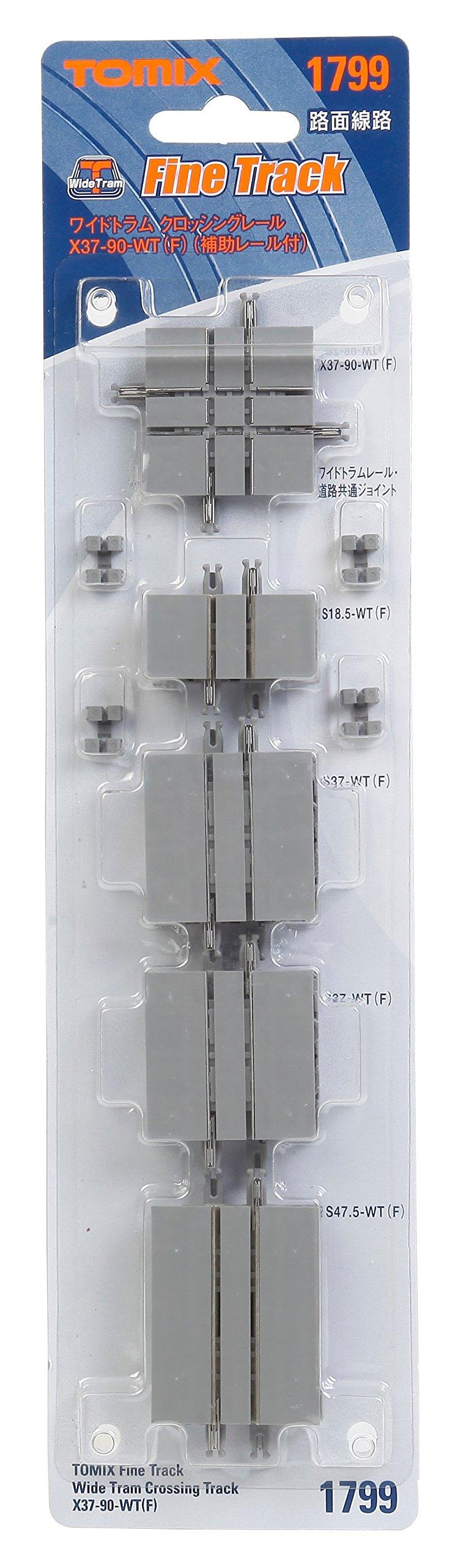 TOMIX N Gauge Wide Tram Crossing Rail F with Auxiliary Rails 1799 Model Railroad Supplies X37-90-WT