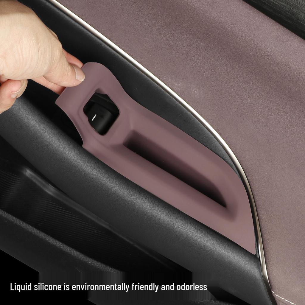 Silicone Pad for Xiaomi SU7 Car Window Lifter Panel and Door Switch Decoration