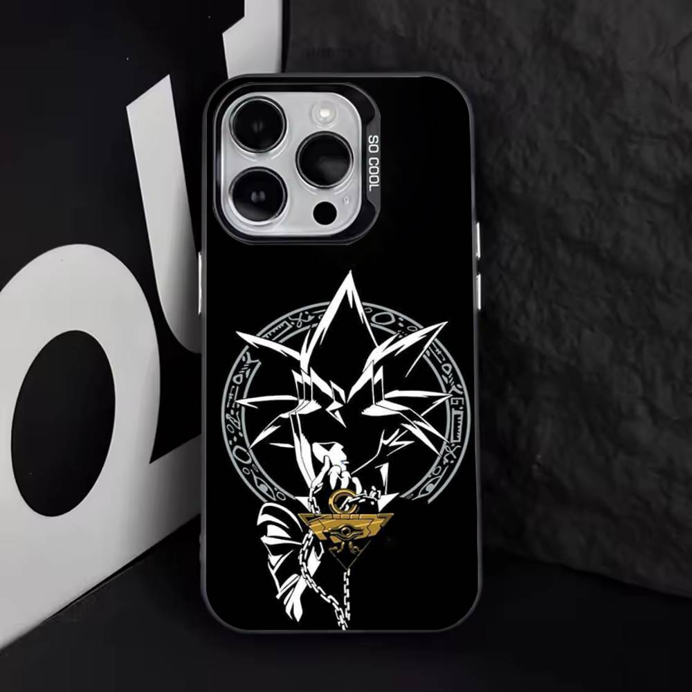 

Cartoon Y-Yu Gi Oh Yugioh Phone Case For iPhone 17,16,15,14,13,12,11,Pro,Max,Plus,E,Air,Mini Black Tpu Cover iPhone12promax