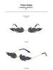 Flame Sunglasses: Dazzling Fireworks Colors, Silver Metal Frame - Perfect for Women's Parties and Bars