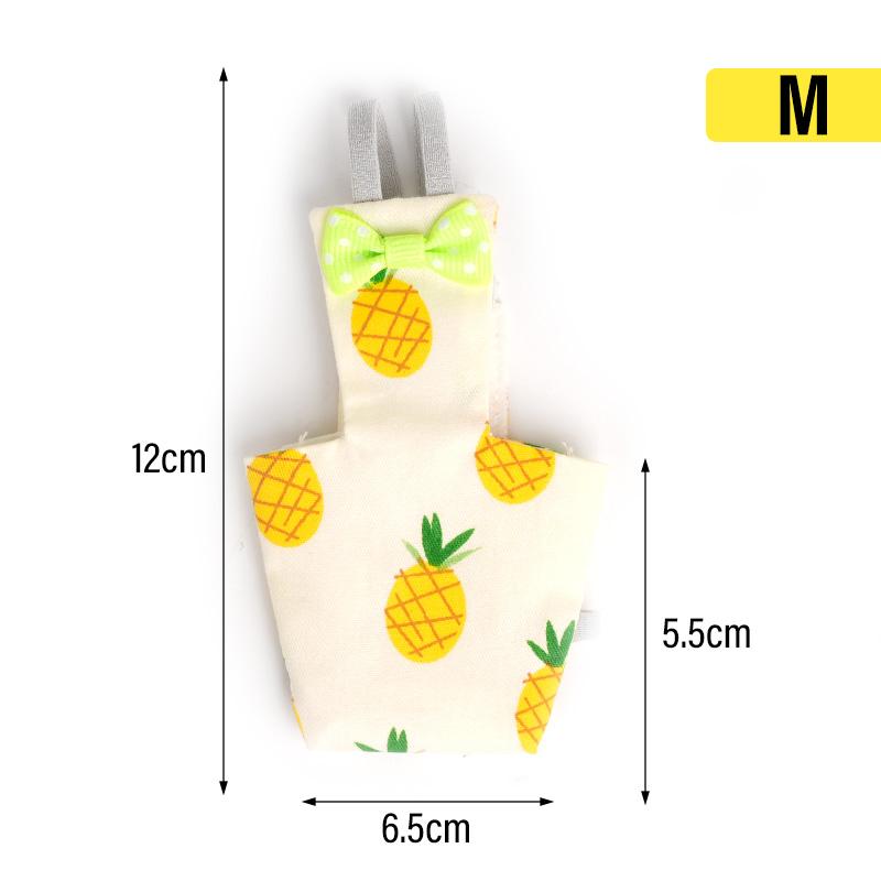 Pieluszka dla papugi Pielucha dla ptaka Kombinezon do lotu Ubranka dla papug dla małych, średnich, dużych ptaków Papuga Papużka falista Nimfa Konura