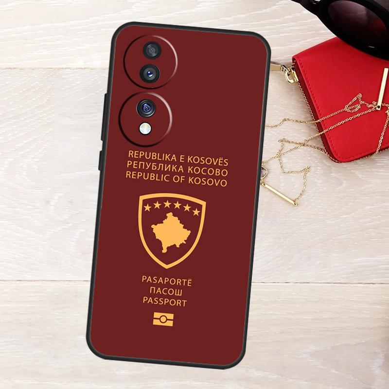 Kosovo National Flag Case For Honor 200 Pro 400 Lite 50 70 90 X9a X9b X9c X9d X8a X8b X8c Magic 5 6 7 8 Pro Cover