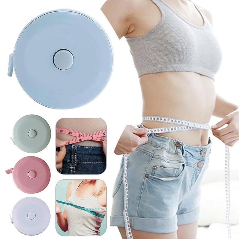 2m Small Tape Measure Portable Student Soft Leather Three Measurement Clothes Automatic Recycling Accessory Resin Crafts Tools