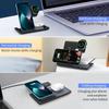 30W 3 In 1 Magnetic Fast Wireless Charger Stand Foldable Charging Station For iPhone 15 14 13 Apple Watch 9 8 7 6 5 Airpods Pro