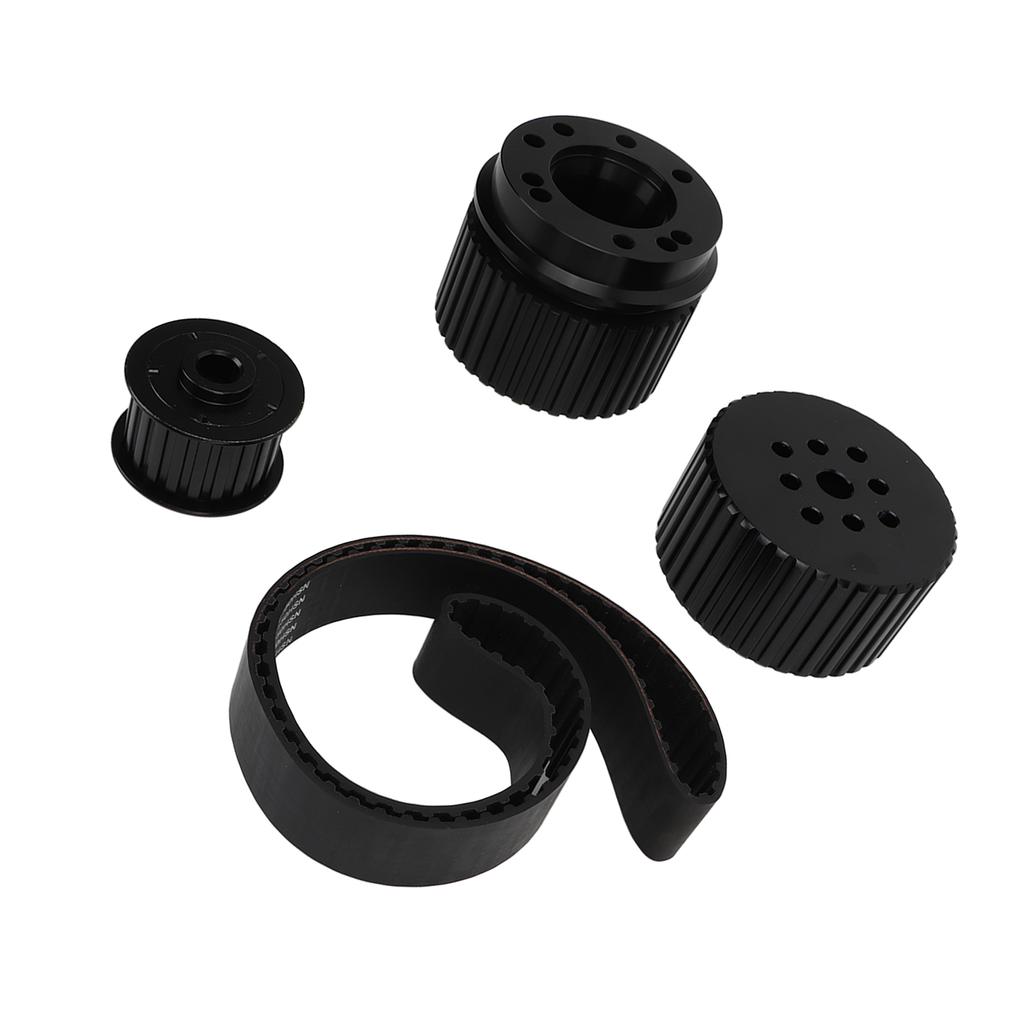 Belt Pulley Kit Long Water Pump Belt Pulley Kit Replacement for Chevy Engine 283 305 307