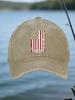 Vintage Washed American Flag 250th Independence Anniversary Baseball Cap Adjustable Unisex Patriotic Hat