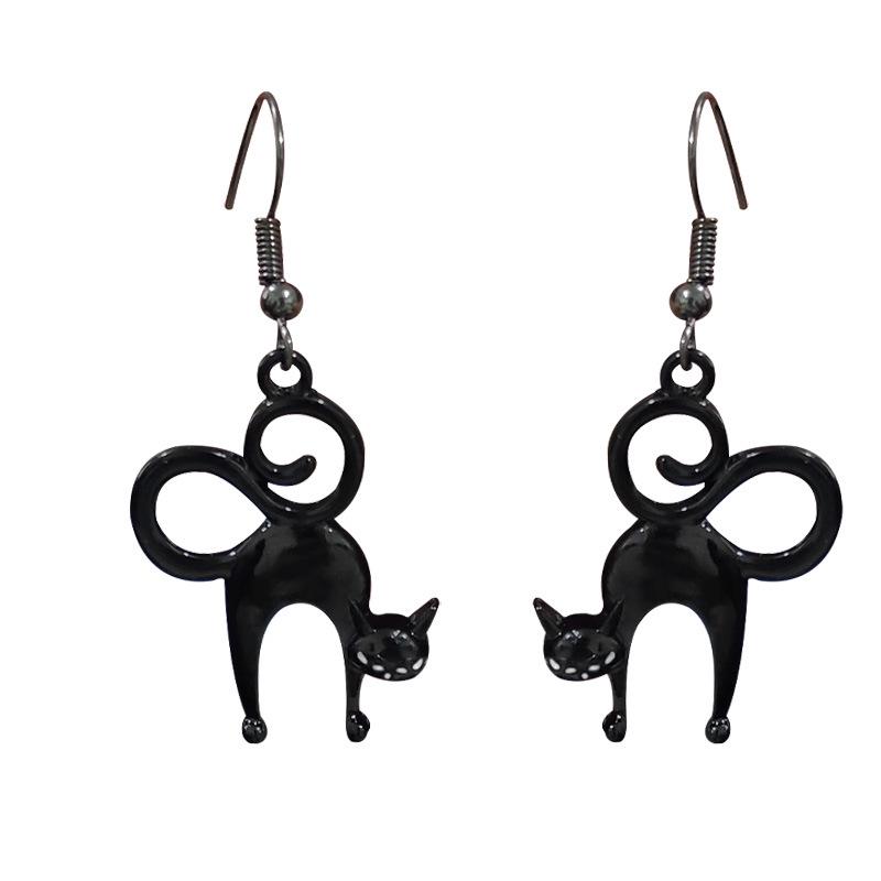 Gothic Halloween Earrings: Ghost, Spiderweb, Bat, and Pumpkin Dangles for Women