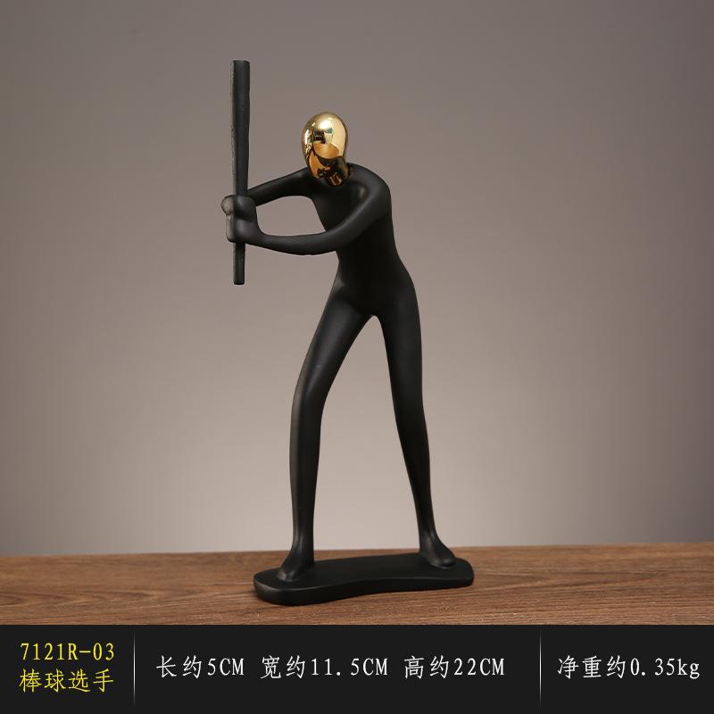 Home Character Ornaments Resin Situation Office Decorations Handicrafts Creative Love Sculpture Light Luxury Art Decoration