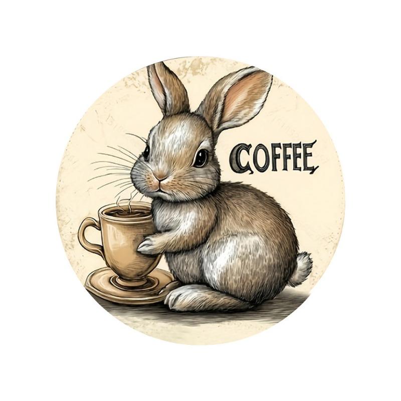 Happy Easter Wooden Hanging Sign Colorful Eggs Bunny Sign Door Decoration Rustic Front Door Wall Rustic Farmhouse Porch Decor