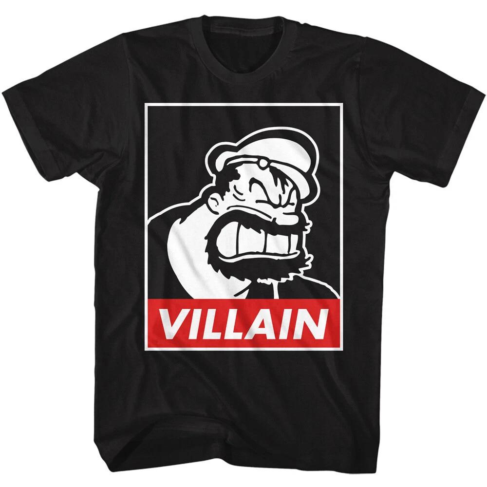 Popeye The Sailor Man Cartoon Brutus Villain Photo Men s T Shirt L