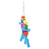 Bird Chewing Toy Parrots Cage Bite Toys Block Hammock Swing Hanging Chewing Toy