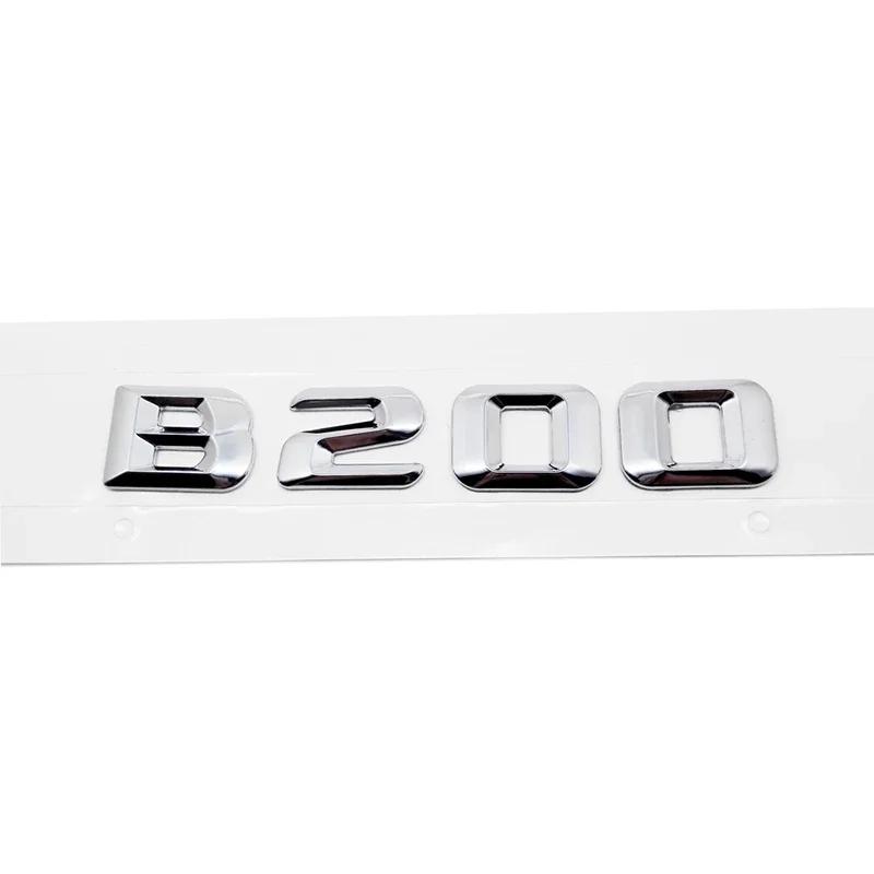 BKS2 Car Letter Sticker Rear Badge Embedding Emblem For Mercedes Benz B Class B35 B45 B63 B180 B200 B220 B250 B260 B300 Decoration