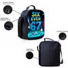 3pcs Cartoon Number 67 Pattern Backpack Set Lightweight Large Capacity School Bag Travel Bag with Shoulder Bag Pencil Bags Gift