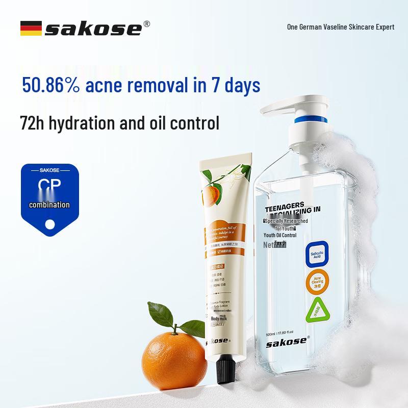 

Sakose Teen Sulfur Acne Control Shower Gel