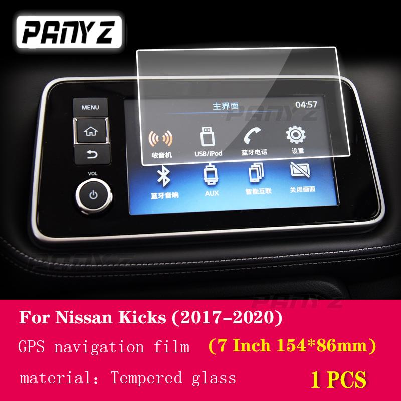 Für Nissan Kicks 2017-2023 Auto GPS Navigationsfolie LCD-Bildschirm Gehärtetes Glas Schutzfolie Kratzfeste Folie Zubehör