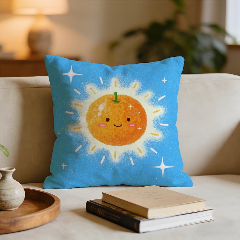 

Anime Lucky Fruit Fun Cushion Cover Short plush pillowcase for bed sofa carwashable 30x30cm