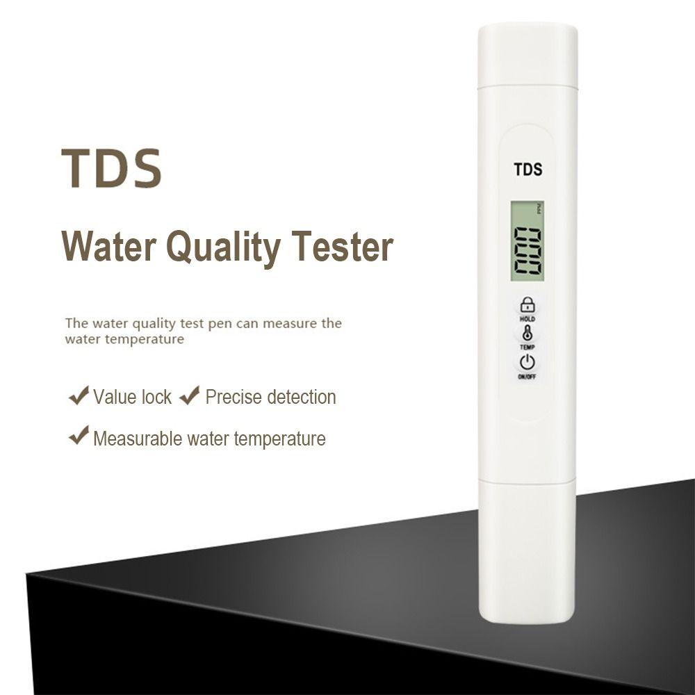 

Drinking Aquariums Tester 0-9990 Ppm Water Quality Tester Water Test Pen Digital Display TDS Meter