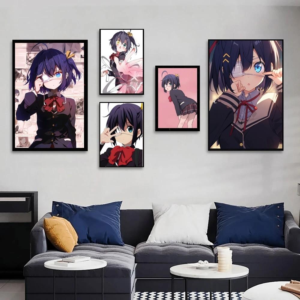 1pc Takanashi Rikka Anime Takes On Me Poster Poster Art Print Bar Living Room Furniture Decor
