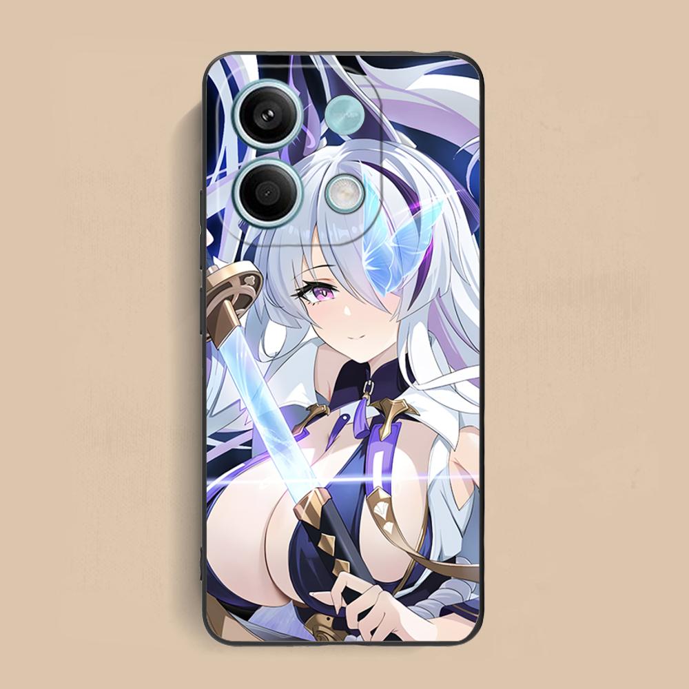 Azur Lane Unzen Matte TPU Mobile Phone Case for Xiaomi Redmi Note 14 13 12 11 S Pro Plus 4G 5G Colorful Printing Cover