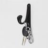 Nordic style single hook hanger (black) / wardrobe wall hanger