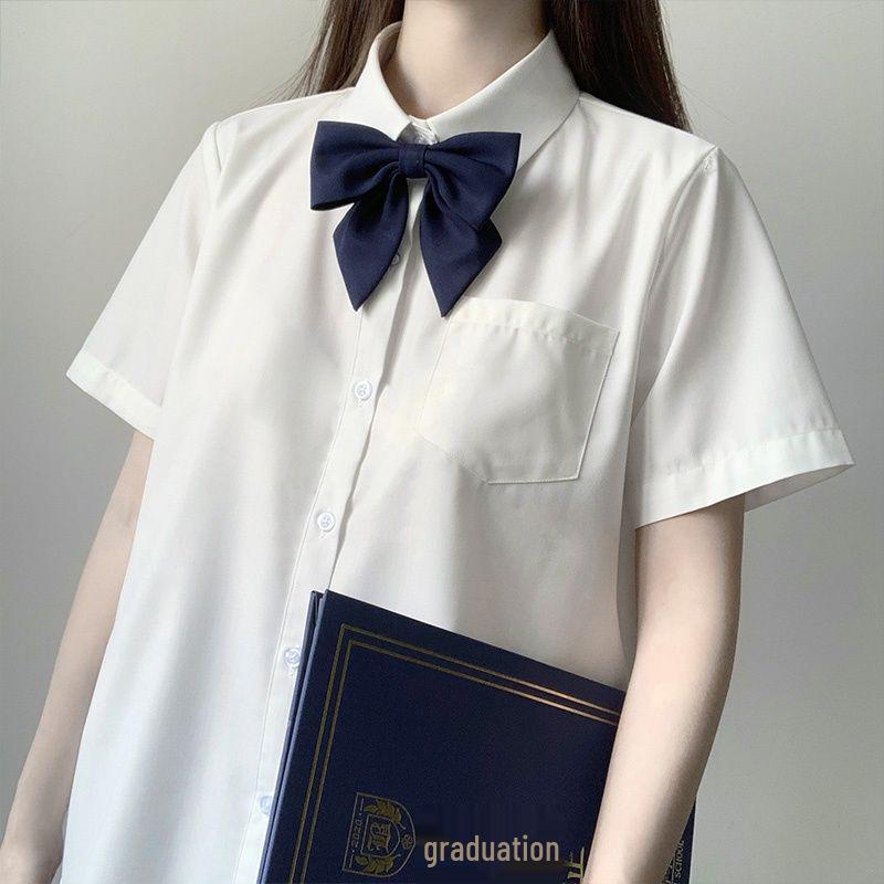 

Women s Japanese Style Short Sleeve JK Uniform Shirt XS чёрный