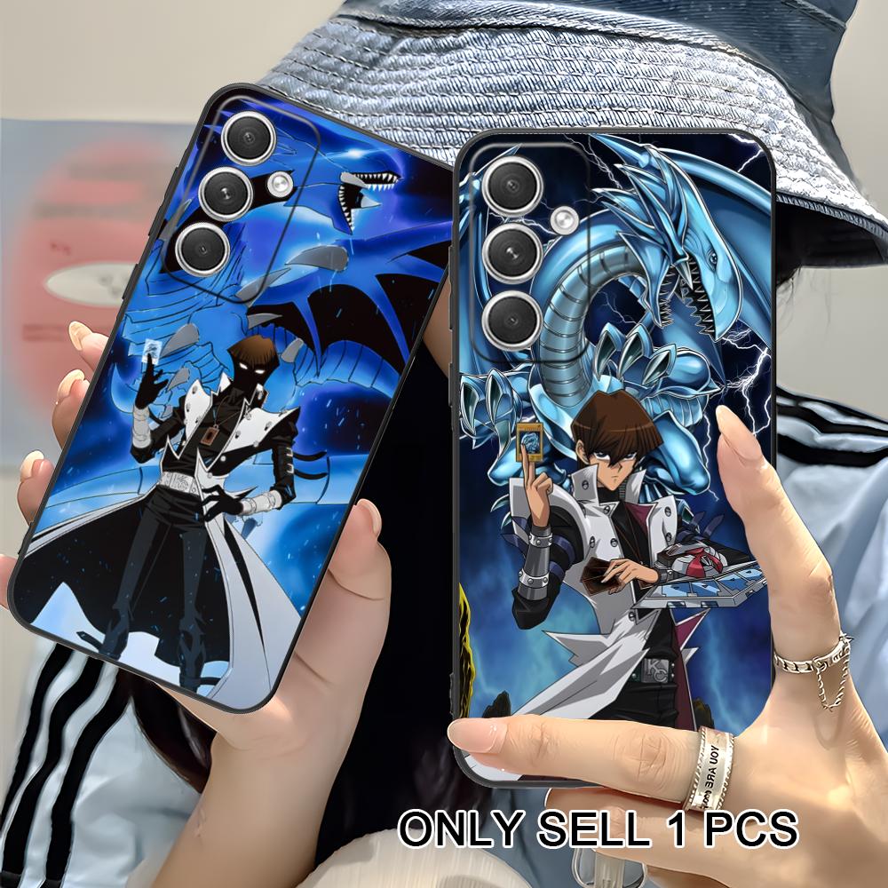 Yugioh Seto Kaiba Phone Case for Samsung Galaxy S26 S25 S24 S23 S22 S21 S20 Note20 Plus FE Ultra Soft TPU Shockproof Cover