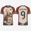 Maglia da Calcio Commemorativa Haaland da Uomo/Bambino - per Allenamento, Corsa e Tutti gli Sport