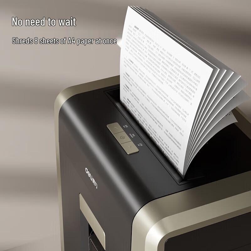 Deli GA701 Paper Shredder CN plug (adapter included)