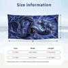 Dragon Phoenix Theme Beach Towel Personalized Custom Name & Text Soft Quick Dry Beach Towel for Swimming Travel