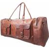 Reisetasche aus Leder, Wochenend-Übernachtungstasche für Herren, geeignet für Gepäcktaschen