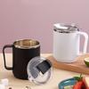 Kávový hrnek 460 ml 304 Vložka z nerezové oceli Nepropustný Elegantní Přenosný hrnek pro outdoorové aktivity