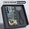Turtle Fish Print Case For Samsung S26 Ultra S25 FE S24 S24 Plus A57 A37 A17 A56 A36 A16 A55 A35 A15 A54 5G Hybrid Magnetic Matte Cover