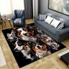 Border Collie Teppich für Wohnzimmer Schlafzimmer Zuhause Sofadekoration, Kinderspiel Rutschfeste Bodenmatte