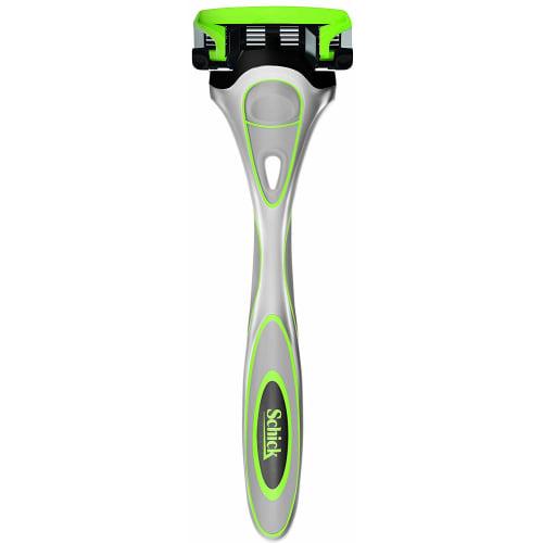 Hydro Schick Hydro 5 Premium Sensitive Skin Holder (with Blade) with Skin Guard 5 Blades Green Shaving Razor