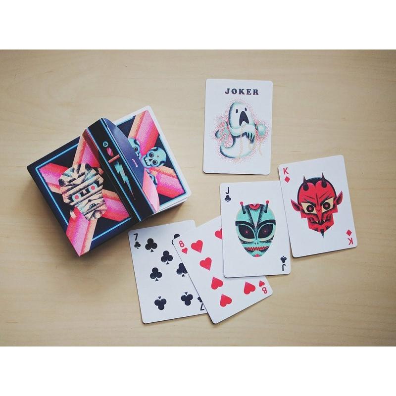 Ellusionist Küçük Korku Destesi Oyun Kartları Bisiklet Poker Kart Oyunları Sihirbazlık Hileleri