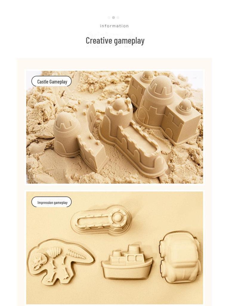Yuanpai Space Magic Sand: Children's Colorful Mars Clay and Rubber Sand Toy Set