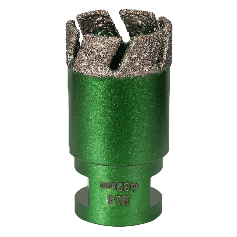   High Efficiency Threaded Teeth Brazed Hole Cutter For Tile Marble Glass 6-50mm