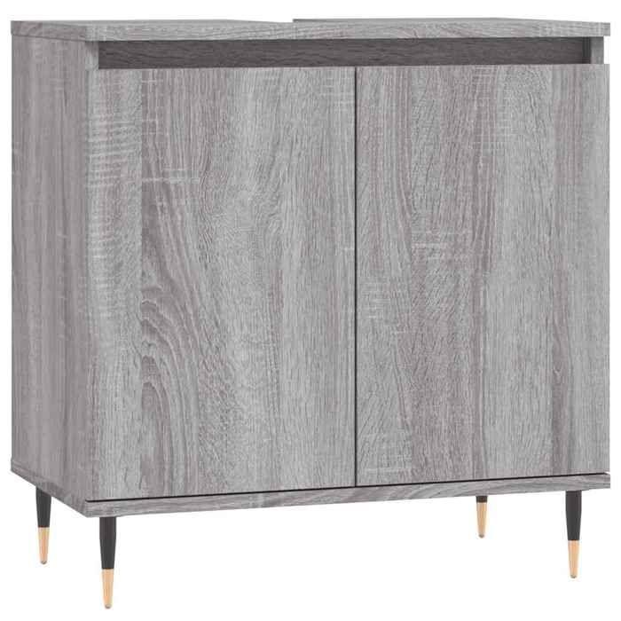 VidaXL Armoire de bain sonoma gris 58x33x60 cm bois d'ingénierie 831578