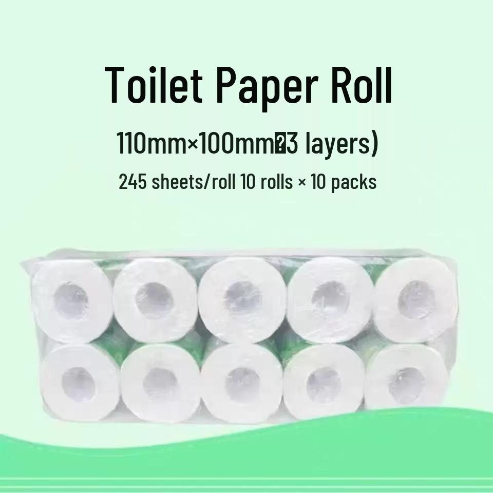 Gentle Breeze Toilet Paper, 3-ply, 100 Rolls, 245 Sheets per Roll.