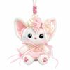 Lace Bowknot Plush Cat Keychain Soft Desk Mascot Charm Sweet Bag Accessory  Desktop Decor