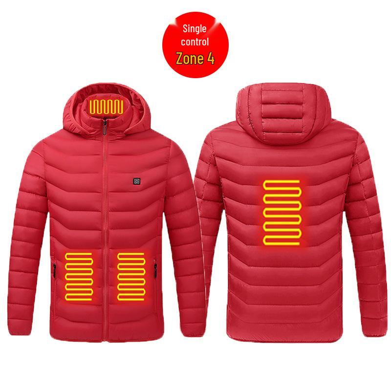 Intelligente temperaturkontrollierte beheizte Baumwolljacke: Elektrisch, Warm und Bequem