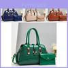 Elegante Borsa a Mano in PU con Fantasia Coccodrillo, Grande Capacità, Finitura Lucida e Colori Versatili