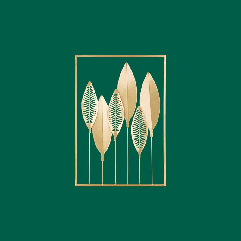 

1 шт., горячий диван, фон, стена, форма листа, гостиная, металлический железный лист гинкго, настенные подвесные украшения