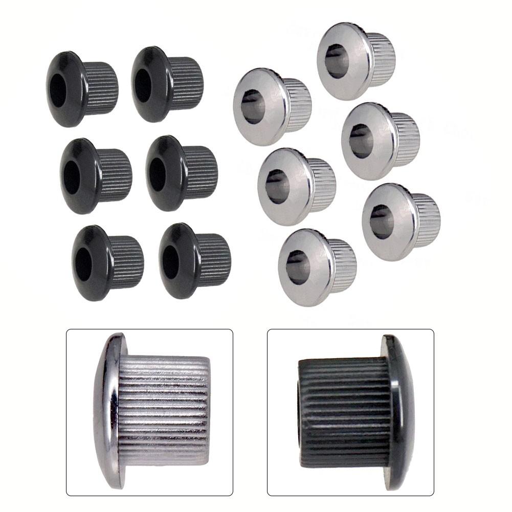 Tuner Bushes 6 Pcs Ferrules Nuts For Vintage Guitar