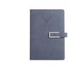 A5 Thickened Soft Leather Notebook with Deer Head Buckle – Elegant Business & Study Journal.