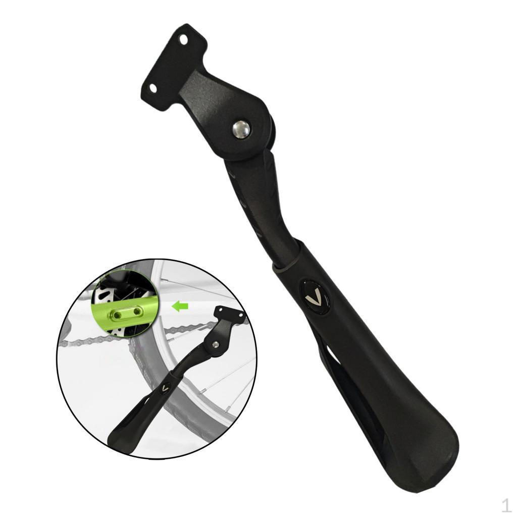 

Aluminum Alloy Kickstand Parking Rack with Non Slip Foot Pad for 24~29 inch Mountain Bike Wear