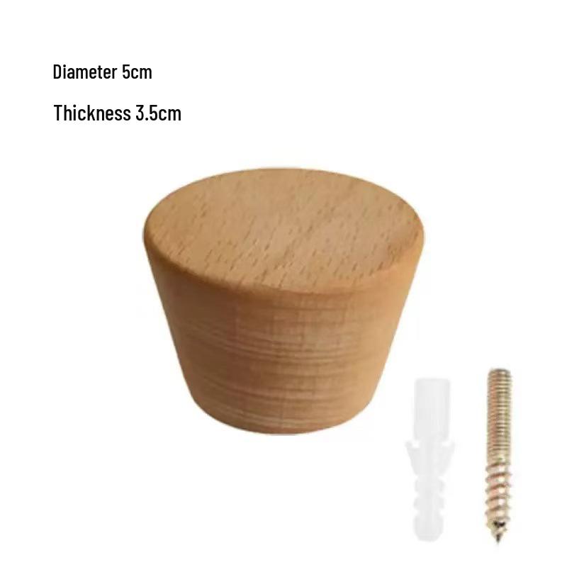 Walnut Solid Wood Coat & Hat Hook: Original Finish