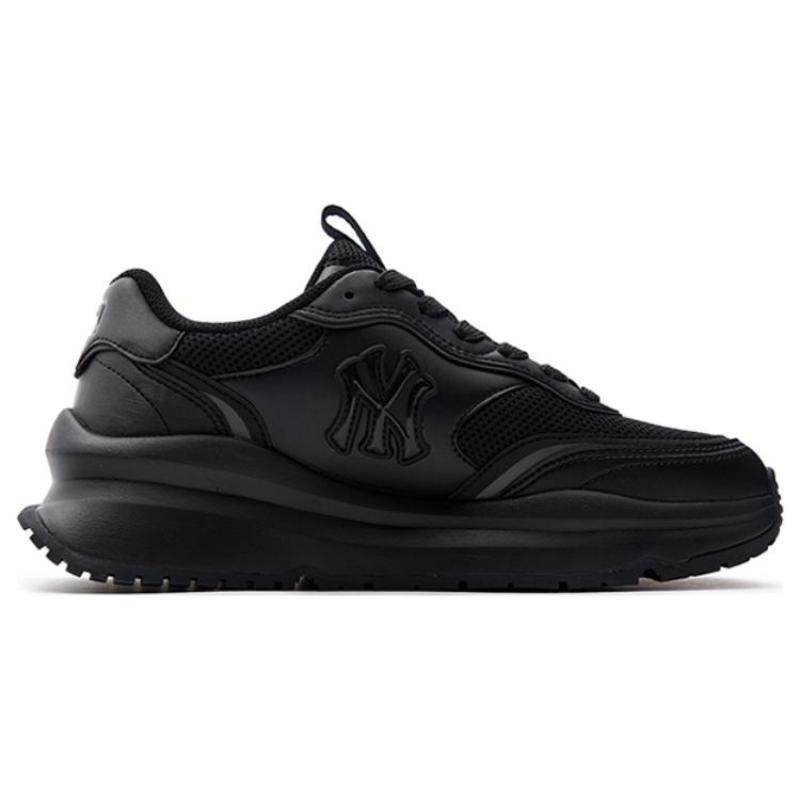 MLB Chunky Runner Abrasion Resistant Breathable Low top Casual Running Shoes Unisex Black Sneakers 3ASHCRL3N-50BKS