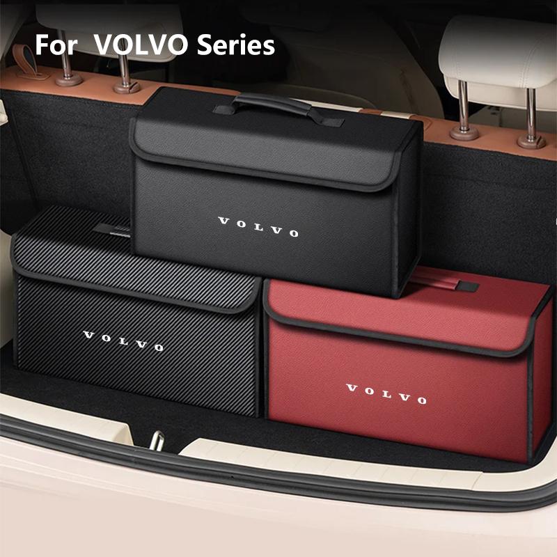 Auto Kofferraum Aufbewahrungsbox Faltbare Verstauungs Aufräumtasche Für VOLVO EX30 EM90 XC70 EC40 EX40 ES90 V60 V90 EX90 S90 XC90 Auto Lagerung