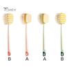 Body Scrubber High density Exfoliating Long Handle Bath Body Scrubber Brush for Bathroom